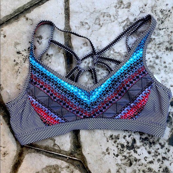 Prana Other - Prana > Yoga Boho Pattern Sports Bra > M